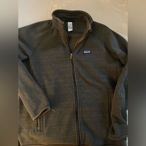 COPY - Patagonia Better Sweater Zip Sweater Jacket - Brown Size Large.